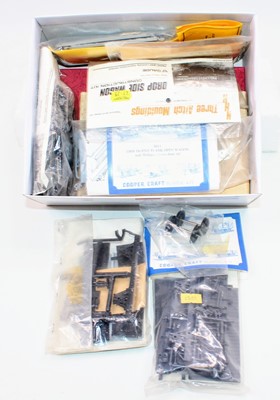 Lot 318 - Nine 0 gauge wagon kits: W&H 10 ton wagon made...