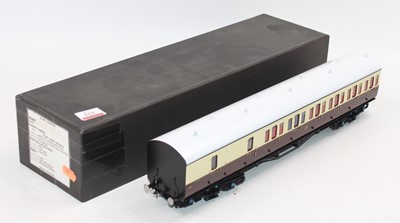 Lot 332 - Tower Brass O gauge GWR 'B' set chocolate and...