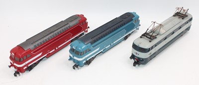 Lot 334 - Three Lima locomotives:- Bo-Bo diesel SNCF...