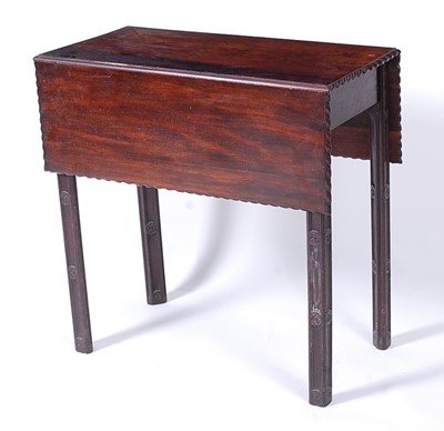 Lot 2639 - An early George III mahogany Pembroke table,...