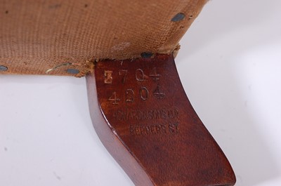 Lot 2642 - A pair of Howard & Sons Ltd mahogany framed...