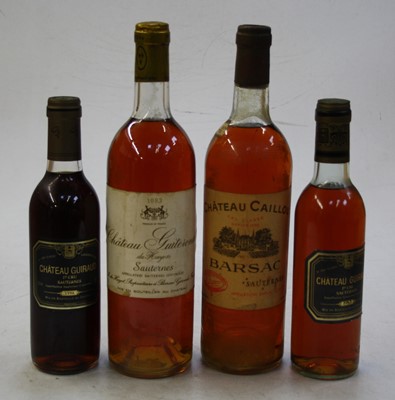 Lot 1204 - Château Guiterond du Hayot, 1983, Sauternes,...