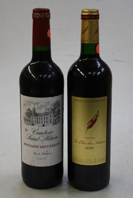 Lot 1013 - Comtesse Saint-Hilaire, 2012, Saint-Emillion,...