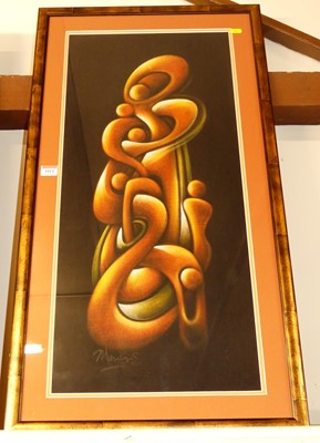 Lot 1011 - Contemporary African school - untitled,...