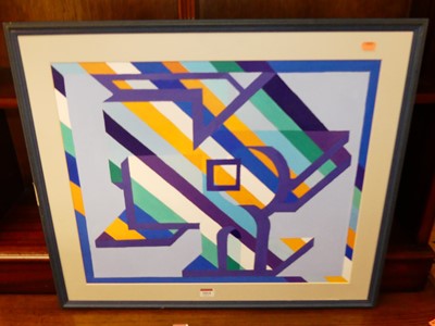 Lot 1014 - Pam Izzard - Enigma, acrylic on paper, 48x57cm