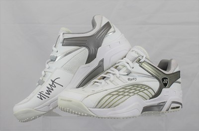 Lot 7 - Lleyton Hewitt AM: signed tennis shoes   Your...