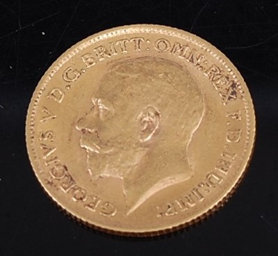 Lot 429 - A George V gold half sovereign, 1912
