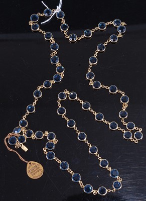 Lot 454 - A Swarovski gilt metal and simulated crystal...