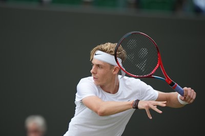 Lot 63 - Denis Shapovalov: VCORE 95 Racket signed by...