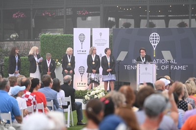 Lot 110 - International Tennis Hall of Fame: 2 tickets...