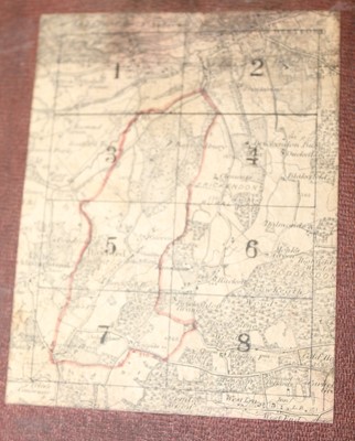 Lot 586 - 3136 
A collection of 1920s canvas backed maps...