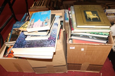 Lot 616 - Three boxes of books relating to classical art...