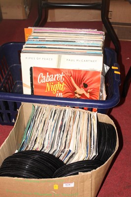 Lot 624 - A large collection of LPs and singles, to...
