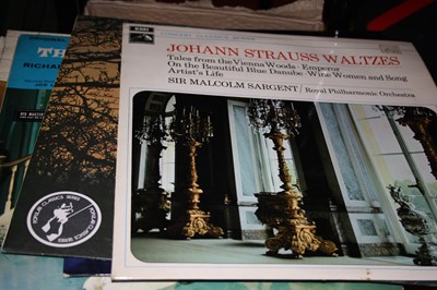 Lot 663 - A box containing a collection of various LPs...