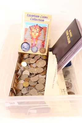 Lot 369 - A pocket coin album, containing various George...