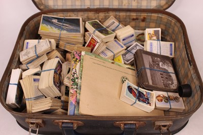 Lot 553 - A collection of vintage cigarette cards, to...