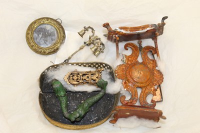 Lot 531 - One box of mixed dolls house and miniature...