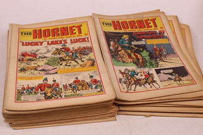 Lot 567 - A collection of vintage The Hornets comics,...