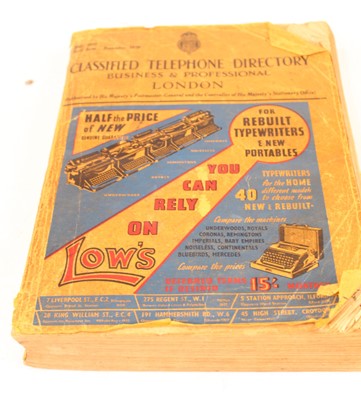 Lot 511 - A Classified Telephone Directory Business &...