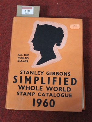 Lot 518 - A Stanley Gibbons Simplified Whole World stamp...