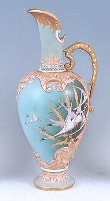 Lot 2033 - A Nautilus porcelain ewer, of slender baluster...
