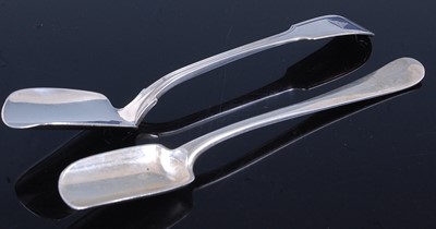 Lot 2106 - A George IV silver stilton scoop, in the...