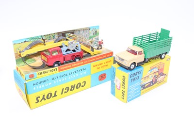 Lot 2044 - 2 Corgi Toys farming models comprising, No. 64...