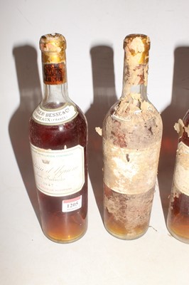 Lot 1205 - Château d'Yquem, 1947, Sauternes, four bottles