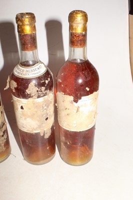 Lot 1205 - Château d'Yquem, 1947, Sauternes, four bottles