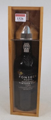 Lot 1326 - Fonseca Guimaraens vintage port, 1987, one...