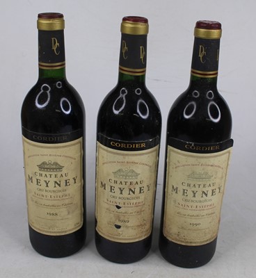 Lot 1039 - Château Meyney, 1988, Saint-Estephe, two...
