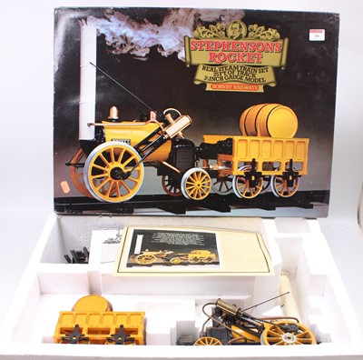 Lot 16 - Hornby 3 1/2” gauge Stephenson’s Rocket live...