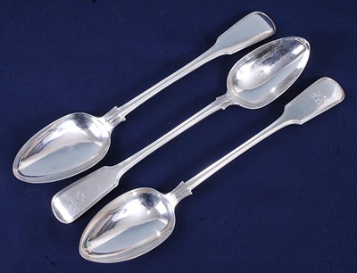 Lot 2114 - An early Victorian silver stuffing spoon, in...