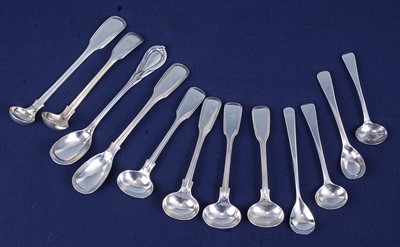 Lot 2118 - A Victorian silver mustard spoon, in the...
