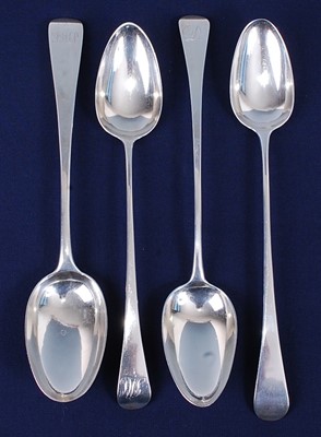 Lot 2119 - A George III silver basting spoon, in the Old...