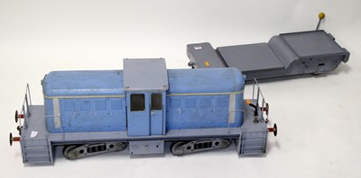 Lot 27 - A scratch-built diesel outline 5-inch gauge...