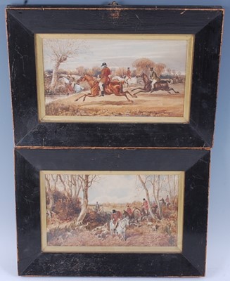Lot 313 - English School, early 20th century, Huntsmen...