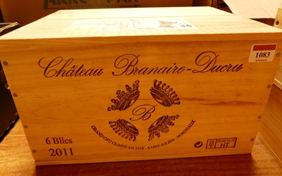 Lot 1083 - Château Branaire-Ducre, 2011, Saint-Julien,...