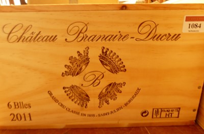 Lot 1084 - Château Branaire-Ducre, 2011, Saint-Julien,...