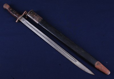 Lot 58 - A 1913 pattern Remington bayonet, the 43cm...