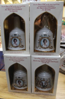 Lot 1455 - Eight various Bell's commemorative Scotch...