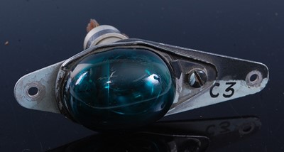 Lot 113 - A German aircraft starboard light, having a...