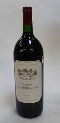Lot 1095 - Château les Ormes de Pez, 1999, Saint-Estephe,...