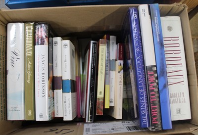Lot 1537 - Three boxes of assorted wine related volumes,...