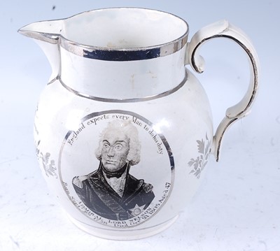 Lot 153 - An early 19th century pearlware and silver...
