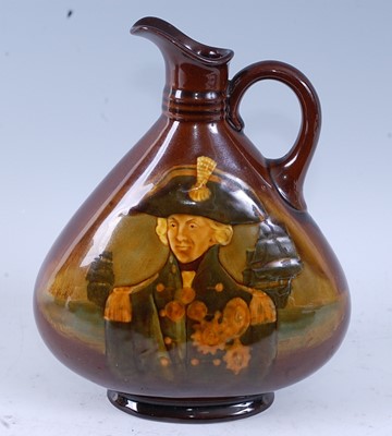 Lot 158 - A Royal Doulton Kingsware Dewars whisky flagon,...