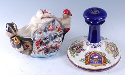 Lot 159 - A Battle of Trafalgar commemorative teapot,...
