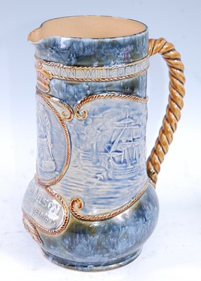 Lot 163 - A Royal Doulton stoneware Nelson commemorative...