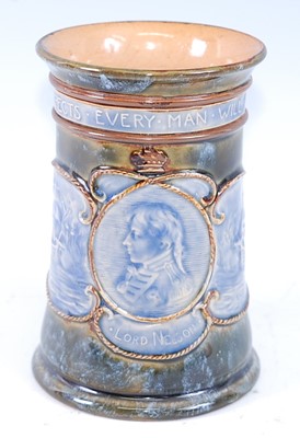 Lot 164 - A Royal Doulton stoneware Nelson commemorative...