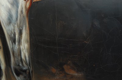 Lot 303 - T Burre Bundy (XIX) - Study of an Arabian Grey...